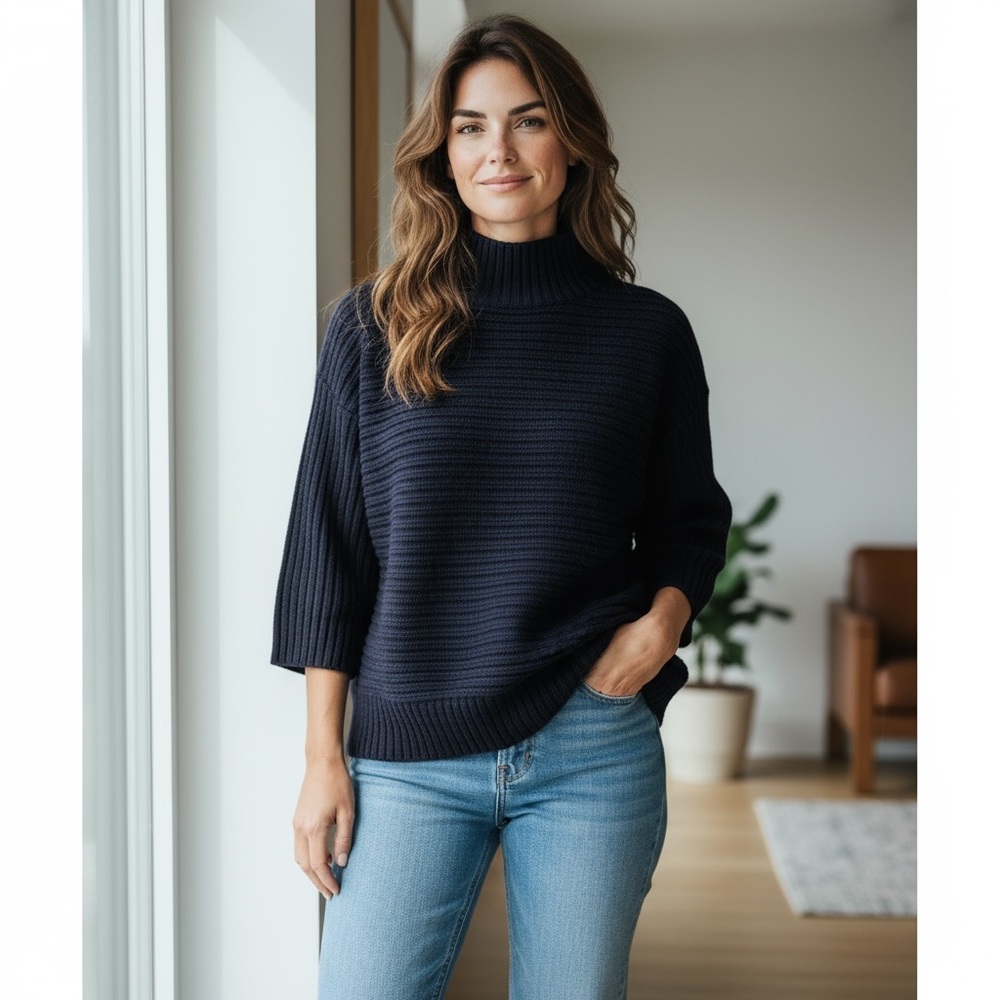 French Connection Dropped Shoulder Sweater